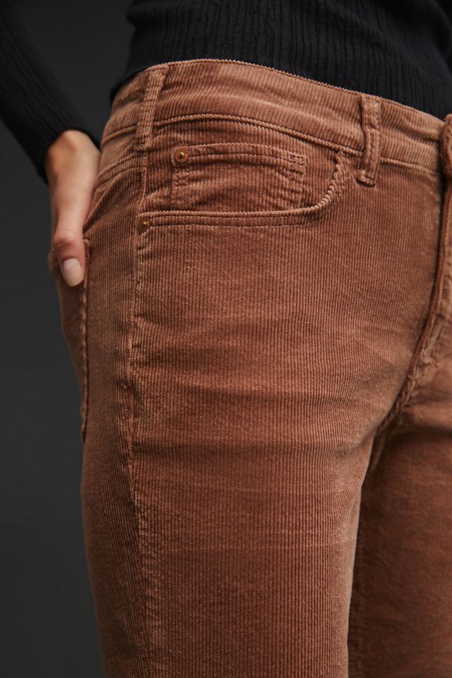 The Yaya Mid-Rise Crop Flare Corduroy Jeans #2