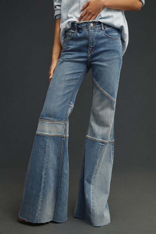 Pilcro The Supermodel Mid-Rise Flare Jeans #3