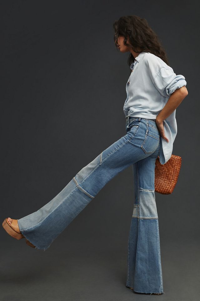 Pilcro The Supermodel Mid-Rise Flare Jeans #5