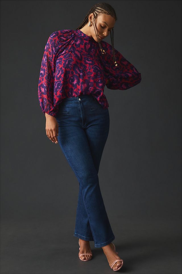 Bayeas Maeve Mid Rise Straight Jeans