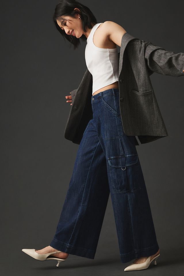 Pilcro Wide-Leg Cargo Jeans #11