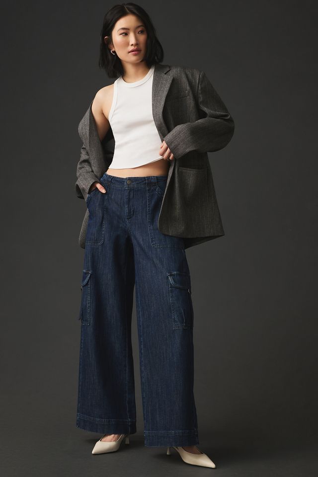 Pilcro Wide-Leg Cargo Jeans #9