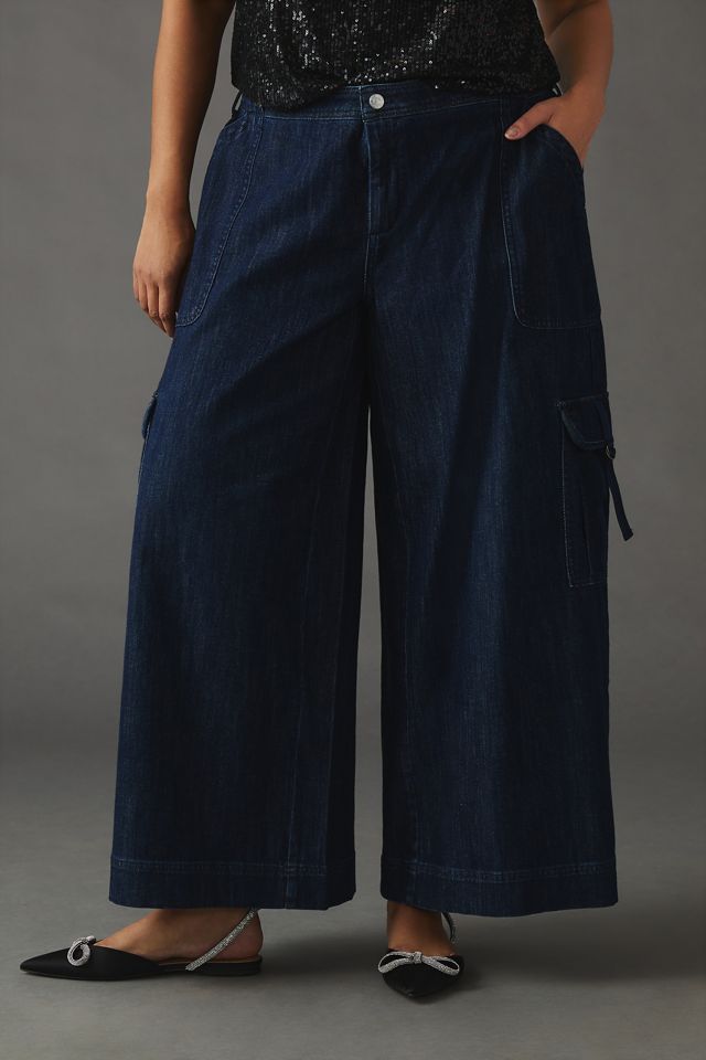 Pilcro Wide-Leg Cargo Jeans #4