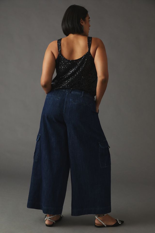 Pilcro Wide-Leg Cargo Jeans #5