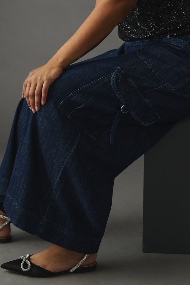 Pilcro Wide-Leg Cargo Jeans #7