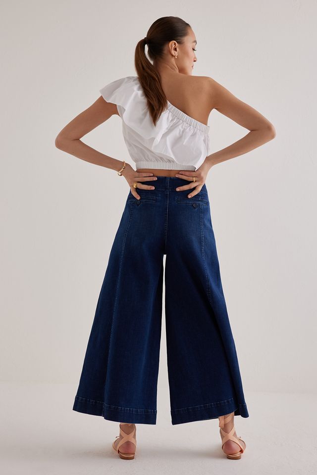 Maeve High-Rise Palazzo Jeans #6