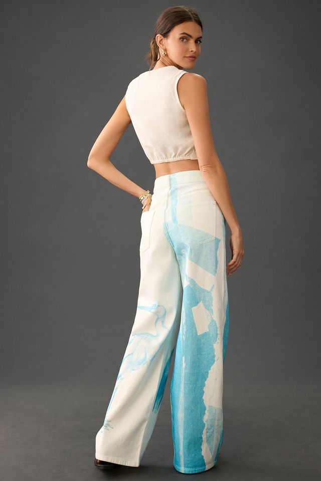 Anne Guest Cyanotype High-Rise Wide-Leg Jeans #2