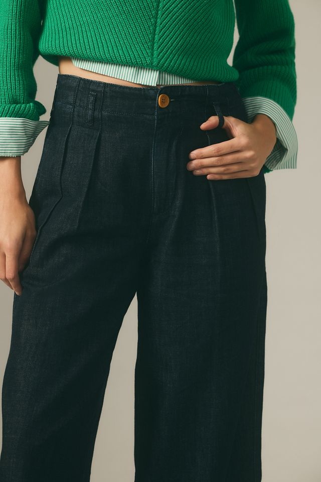 Pilcro The Remi High-Rise Crop Wide-Leg Jeans #3