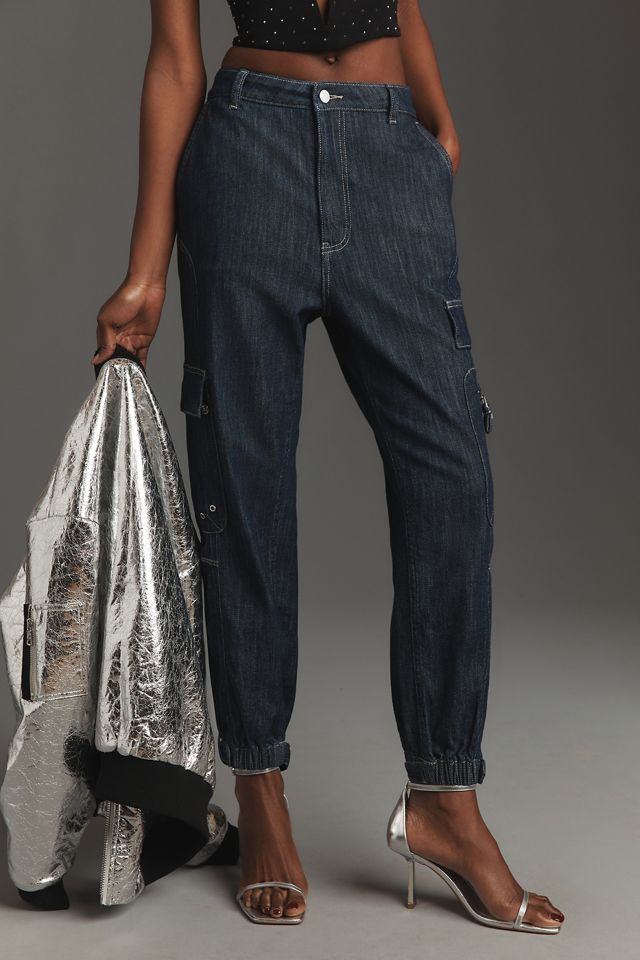 Pilcro Seamed Sport Low-Rise Cargo Jeans #2