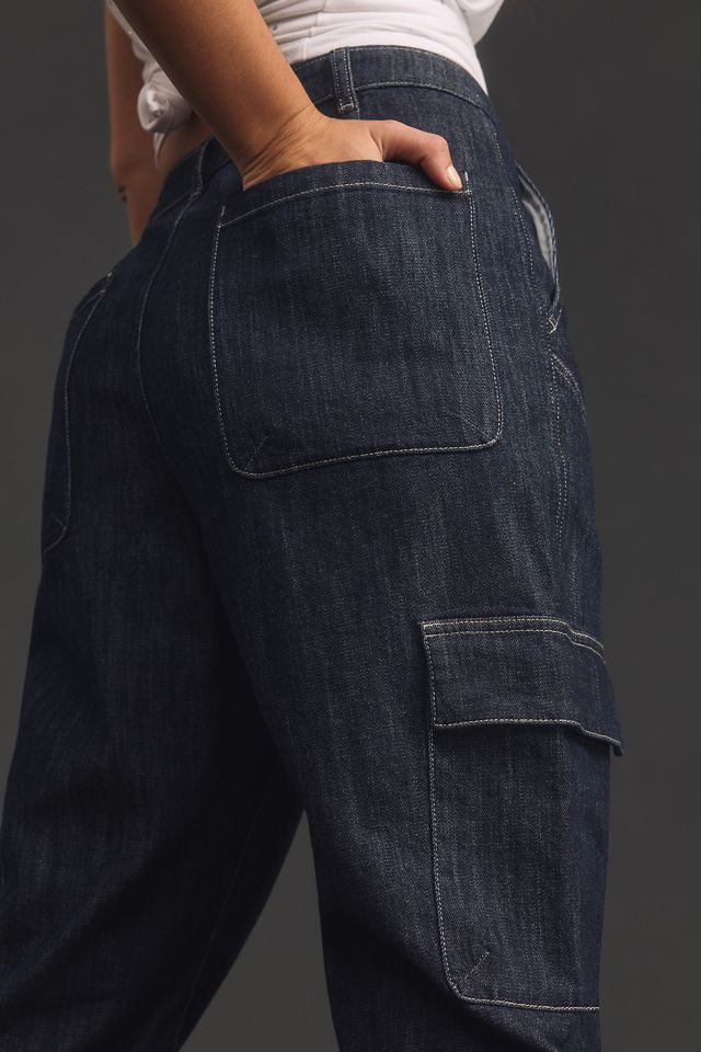 Pilcro Seamed Sport Low-Rise Cargo Jeans #8