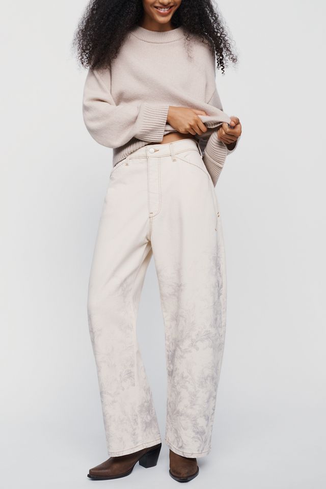 Pilcro Kayden High Rise Carpenter Full Length Barrel Jeans #3