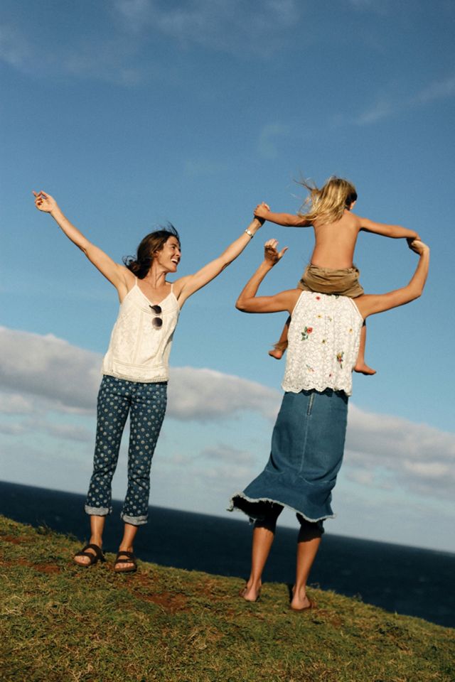 Pilcro Embroidered High-Rise Cropped Bootcut Jeans #7