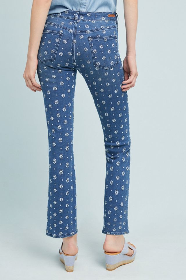 Pilcro Embroidered High-Rise Cropped Bootcut Jeans #3