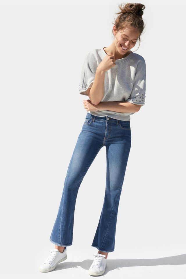 Pilcro High-Rise Cropped Flare Jeans #5