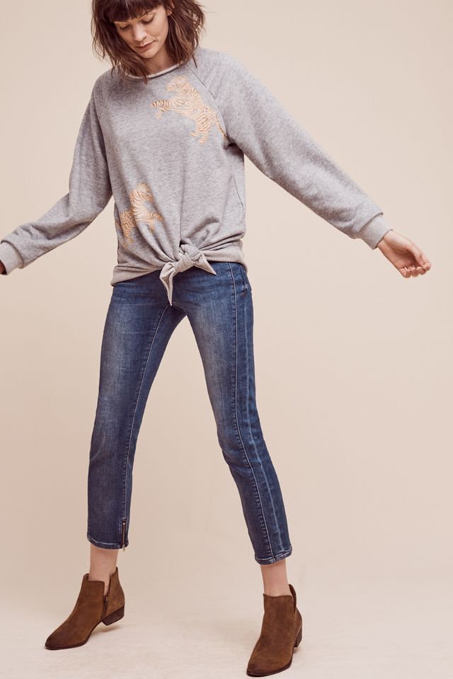 Pilcro Stet Mid-Rise Ankle Jeans