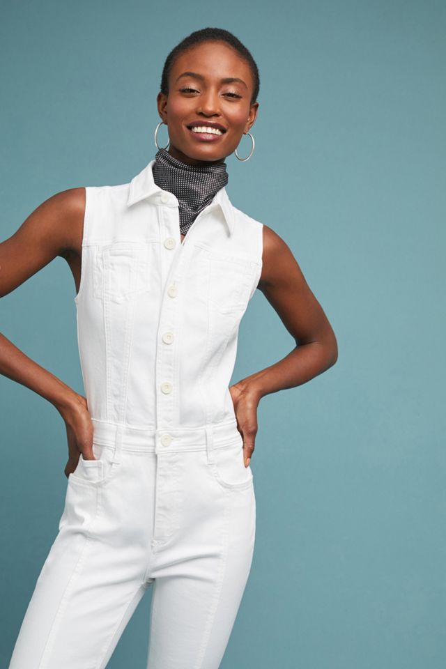 Pilcro Flared Denim Jumpsuit #2