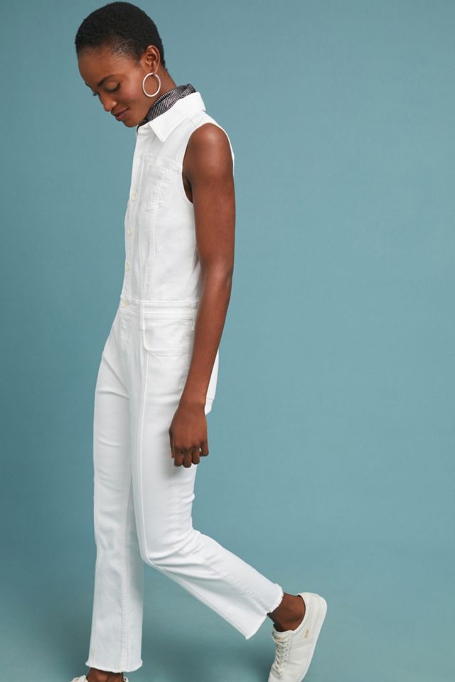 Pilcro Flared Denim Jumpsuit #3