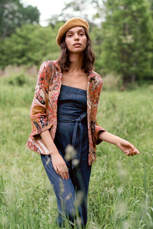 Pilcro Waist-Tied Denim Jumpsuit #4