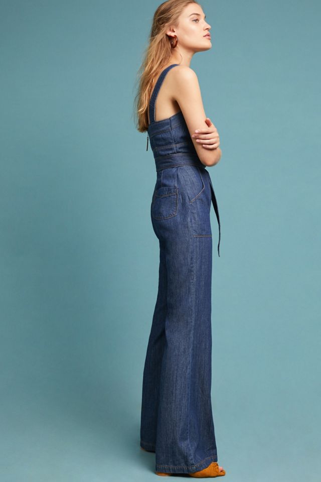 Pilcro Waist-Tied Denim Jumpsuit #2