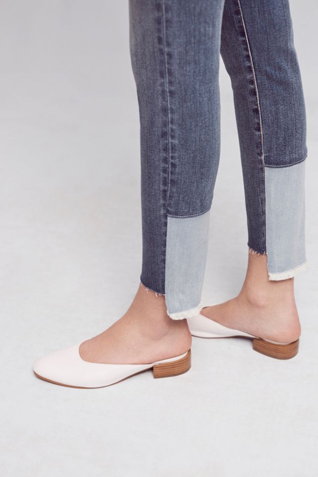 Pilcro Script High-Rise High-Low Skinny Jeans #3