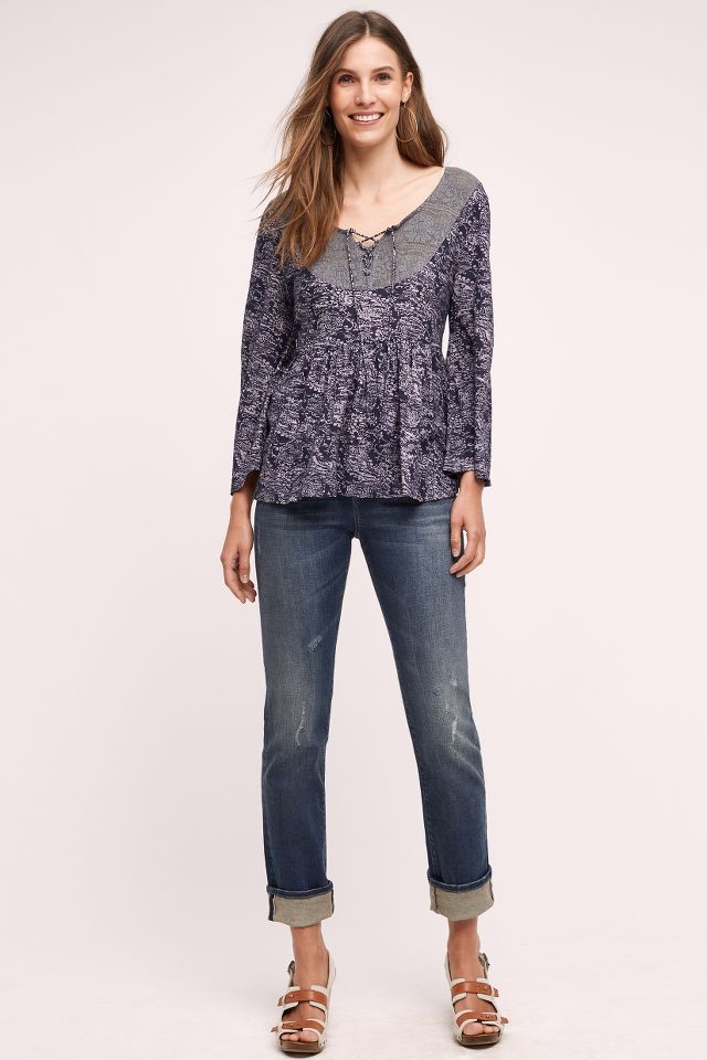 Pilcro Parallel Mid-Rise Jeans | Anthropologie