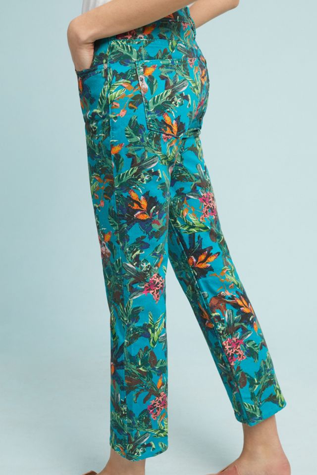 Pilcro Tropical High-Rise Cropped Bootcut Jeans #2
