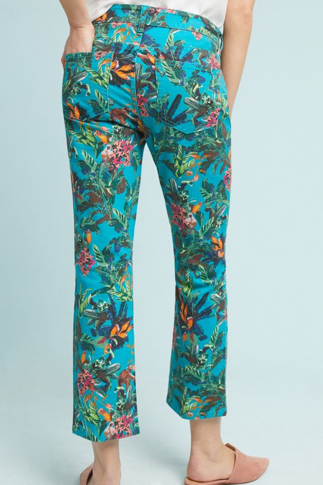 Pilcro Tropical High-Rise Cropped Bootcut Jeans #4