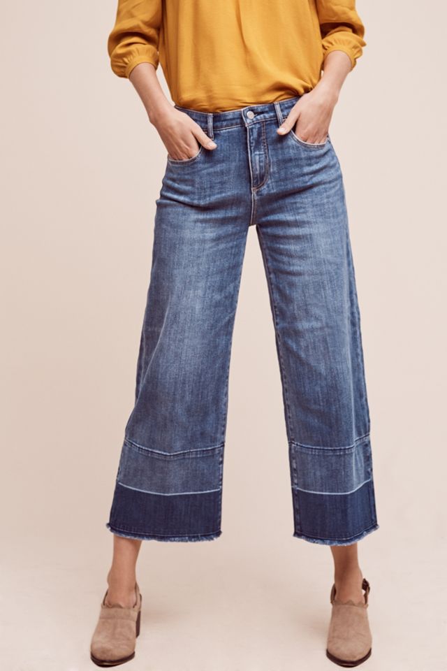Pilcro High-Rise Wide-Leg Crop Jeans #1