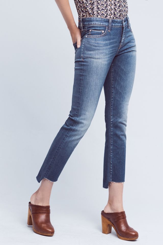 Pilcro Parallel Mid-Rise High-Low Straight Jeans #2
