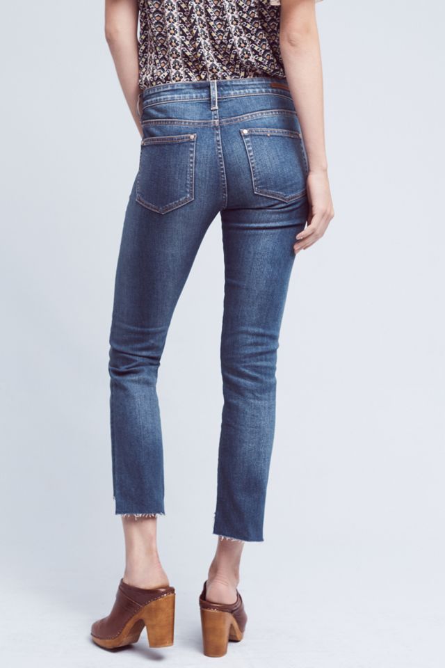 Pilcro Parallel Mid-Rise High-Low Straight Jeans #3
