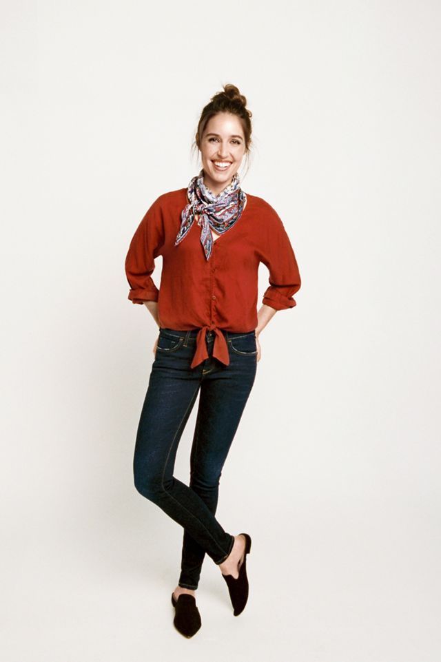 Pilcro Mid-Rise Skinny Ankle Jeans #4