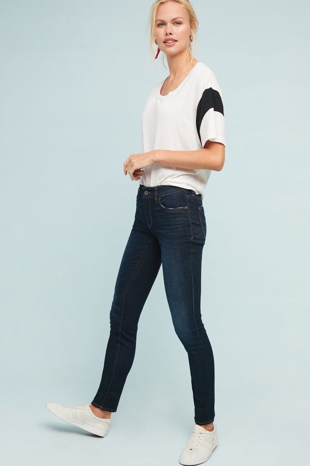 Pilcro Mid-Rise Skinny Ankle Jeans | Anthropologie