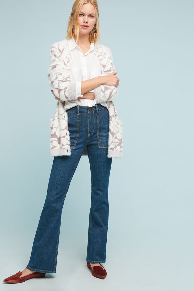 Pilcro Utility High-Rise Bootcut Jeans | Anthropologie