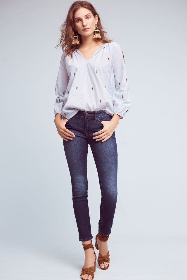 Pilcro Stet Mid-Rise Skinny Jeans | Anthropologie