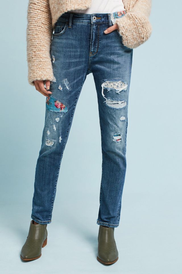 Pilcro Mid-Rise Cropped Relaxed Boyfriend Jeans #2