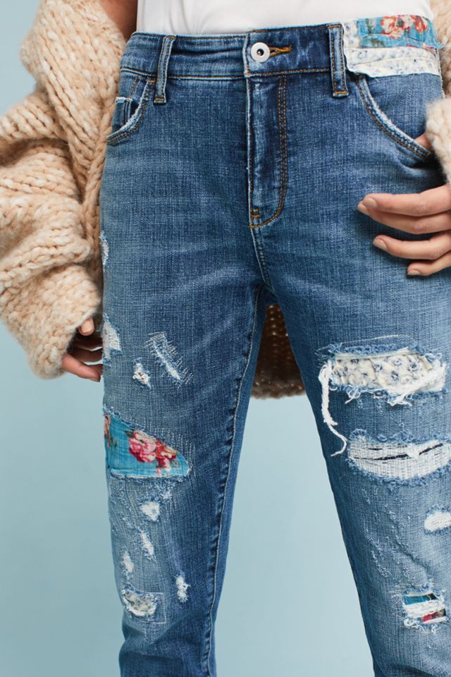 Pilcro Mid-Rise Cropped Relaxed Boyfriend Jeans #3