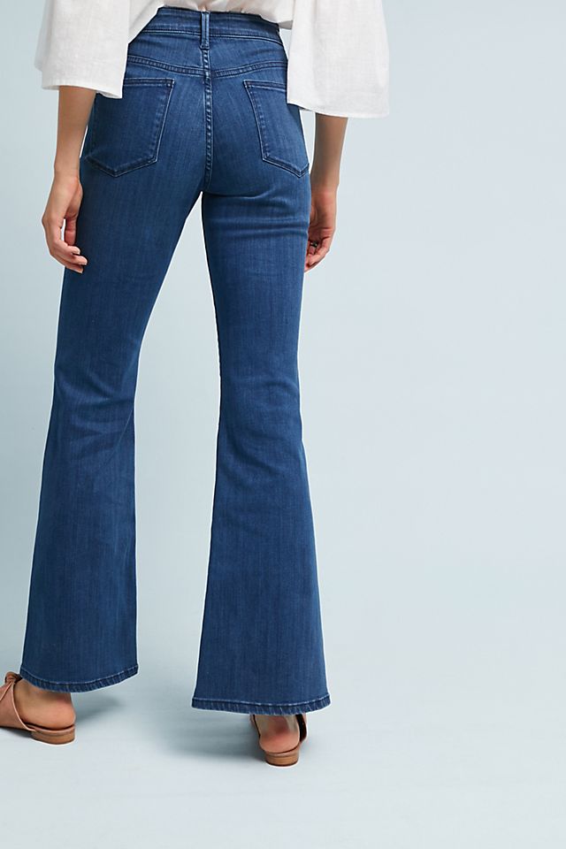 Anthropologie Womens’s Pilcro High-Rise Button Fly Bootcut Flare Jeans
