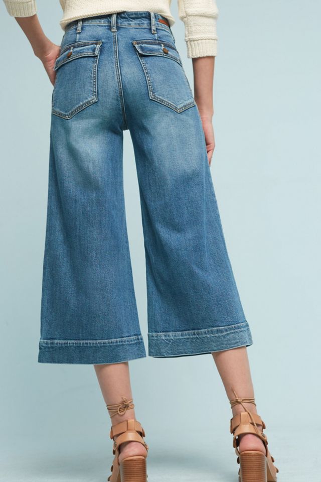 Pilcro Utility High-Rise Cropped Wide-Leg Jeans #2