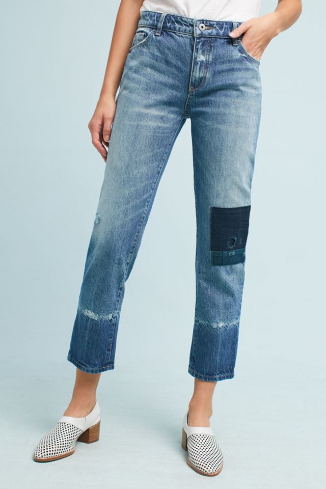Pilcro Tonal High-Rise Straight Jeans #1