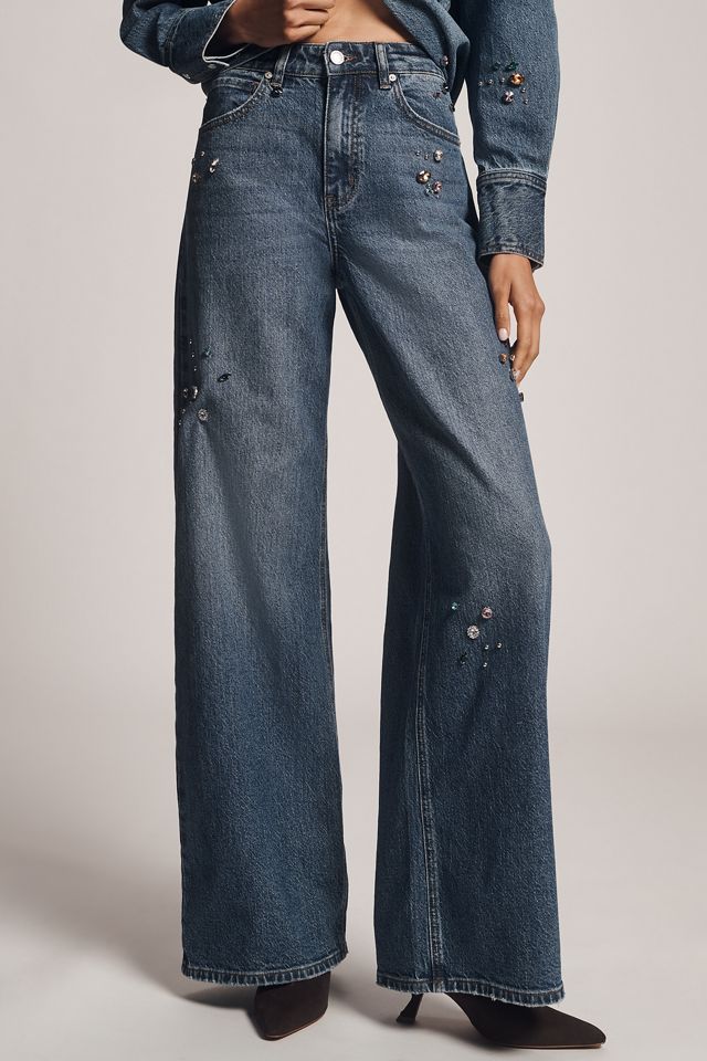 Avec Les Filles High-Rise Tapered Jeans #1