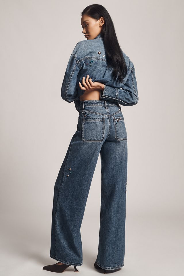 Avec Les Filles High-Rise Tapered Jeans #2