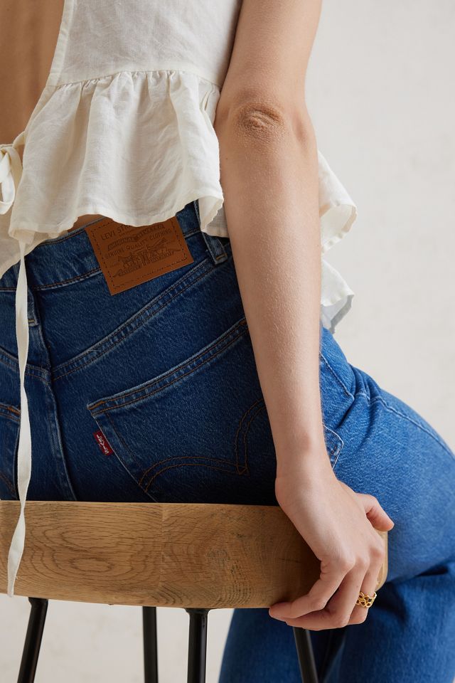 Levi's Ribcage Super High-Rise Straight-Leg Ankle Jeans #11