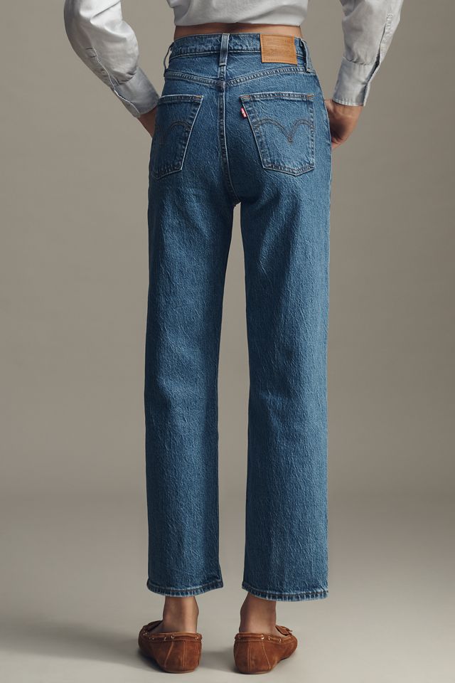 Levi's Ribcage Super High-Rise Straight-Leg Ankle Jeans #3