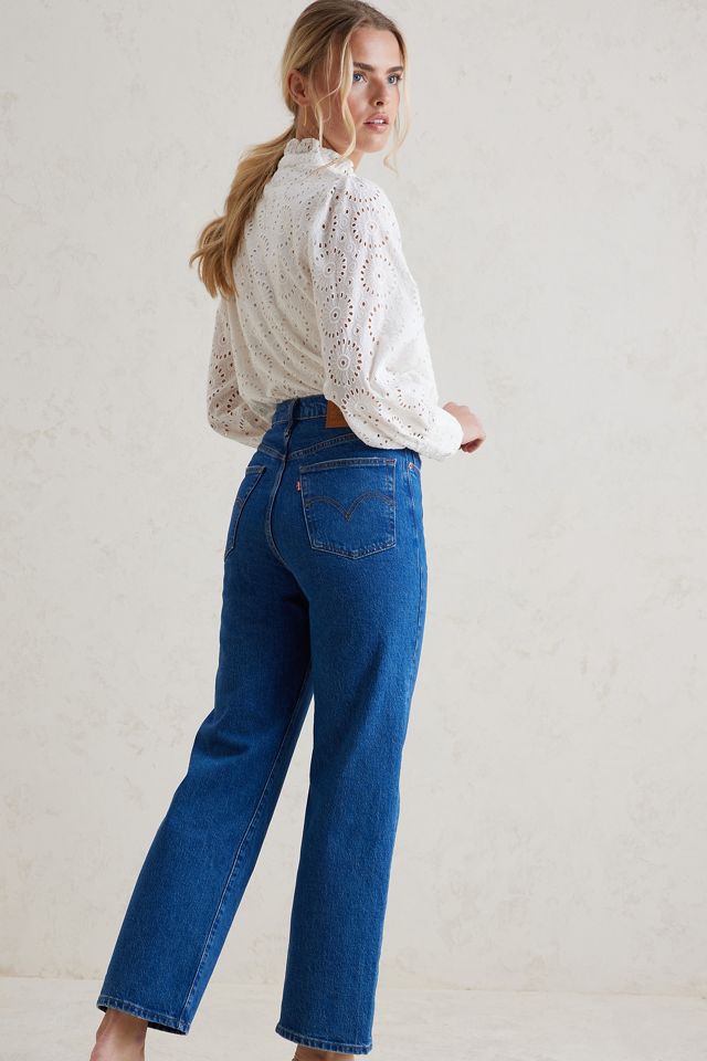 Levi's Ribcage Super High-Rise Straight-Leg Ankle Jeans #4
