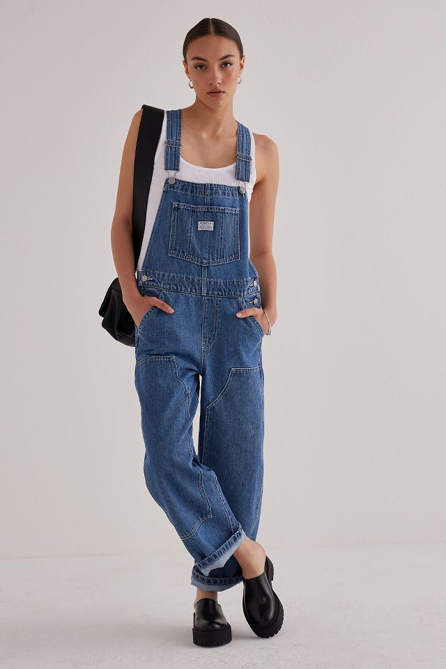 Levi's baggy outlet denim overalls