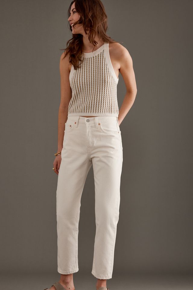 Levi's 501 Mid-Rise Cropped Jeans #4