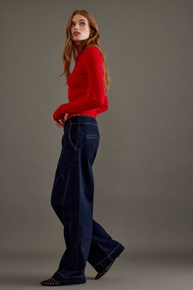 Levi's Ribcage High-Rise Wide-Leg Zugeschnittene Jeans #2
