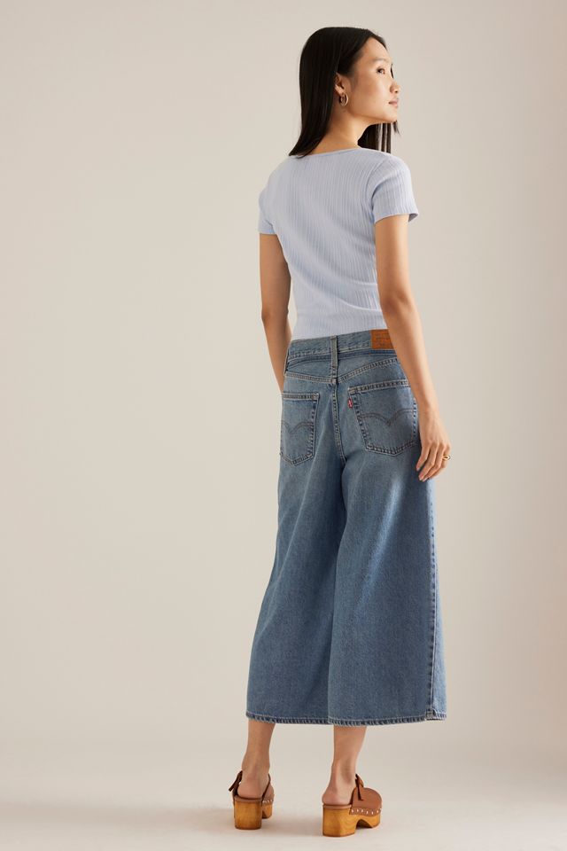 Pantacourts en denim à jambes larges Levi's #1
