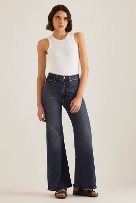 Jeans Ribcage Bell en Blue, taille: 27 chez Anthropologie - Levi's - Modalova