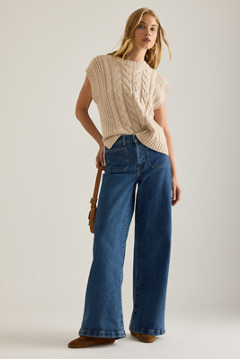 Levi's 728 High-Rise Wide-Leg Jeans